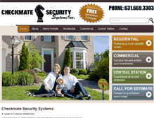 Tablet Screenshot of checkmatesecurity.com